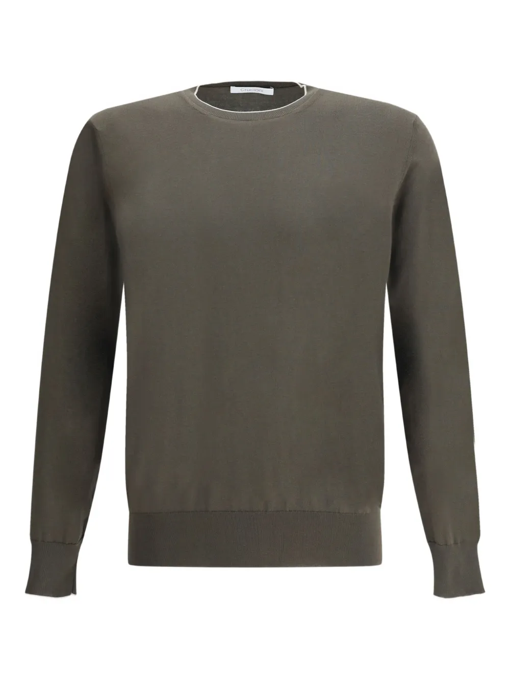 cotton crew-neck sweatshirt