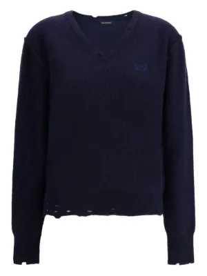 トップス 10s archive balenciaga Vneck knit grey 0400022092732?wid=900