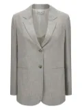 Forte Forte slub-texture blazer - Grey