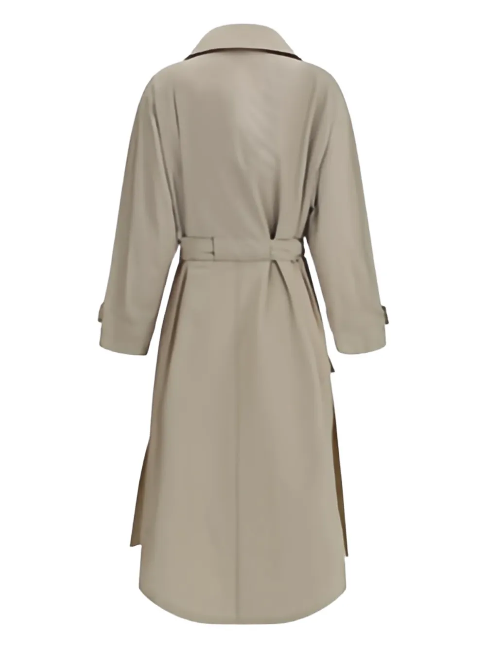 Brunello Cucinelli Trenchcoat met ceintuur Beige
