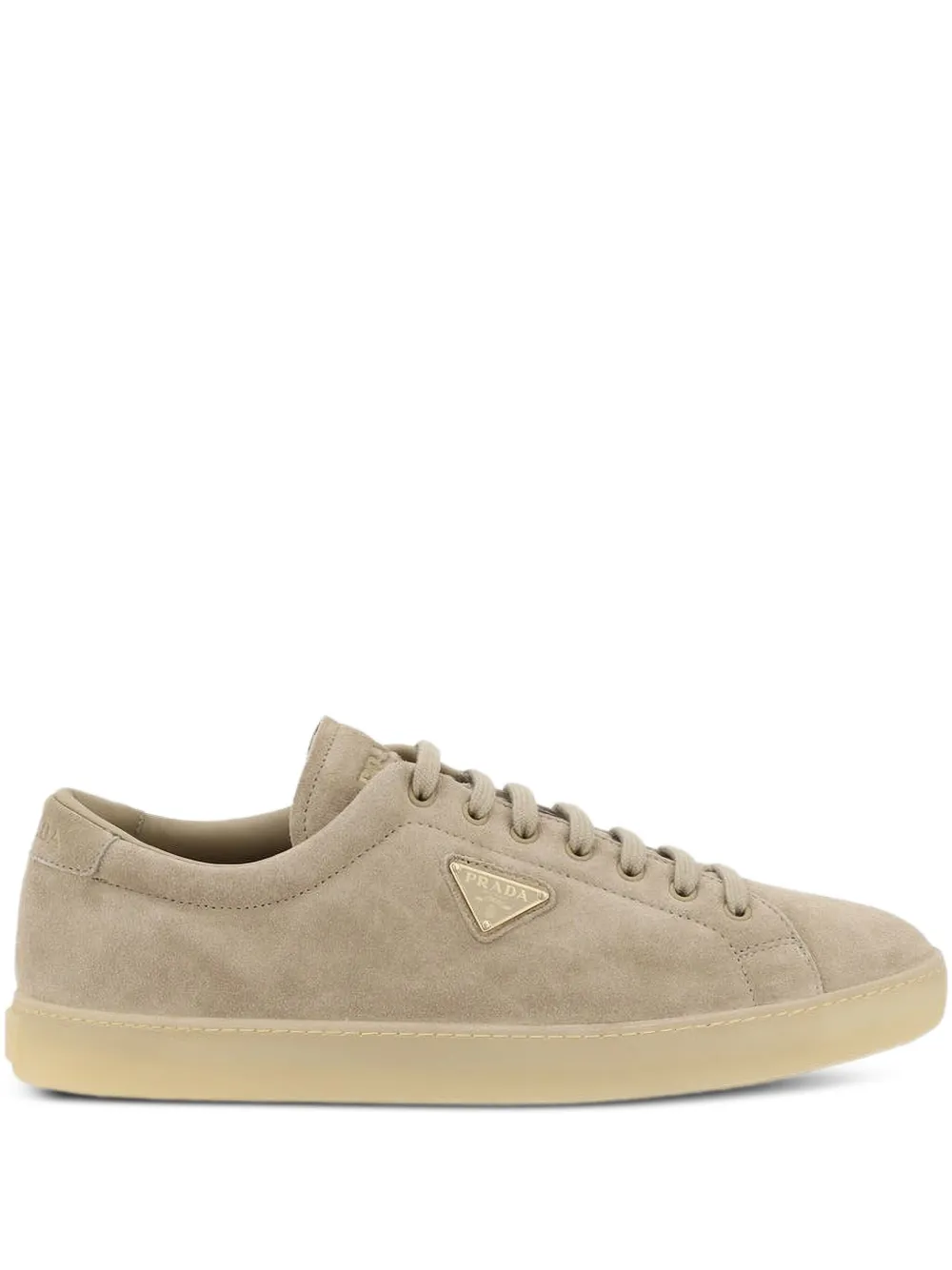 Prada Leren sneakers Beige