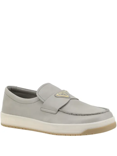 Prada leather loafers