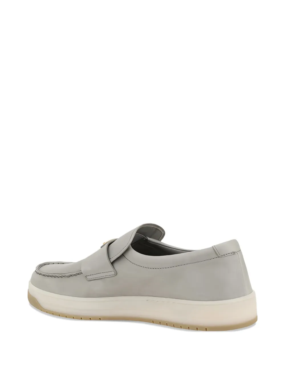 Prada leather loafers - Grijs