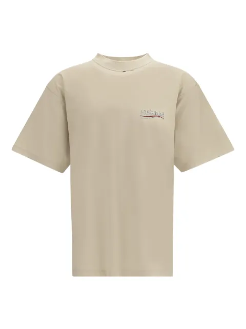 Balenciaga logo-embroidered cotton t-shirt