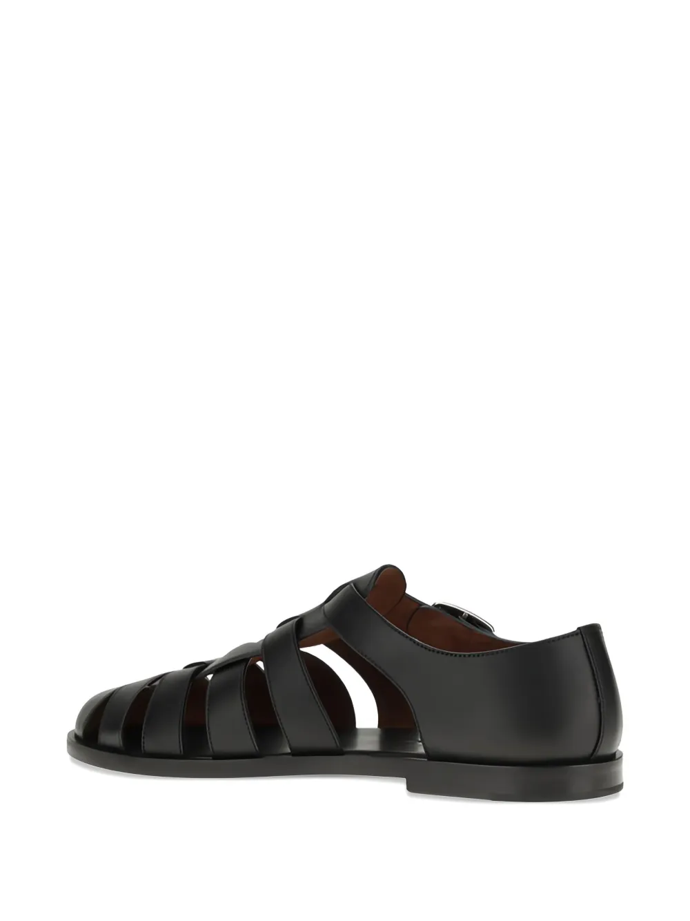 Loro Piana leather sandals - Zwart