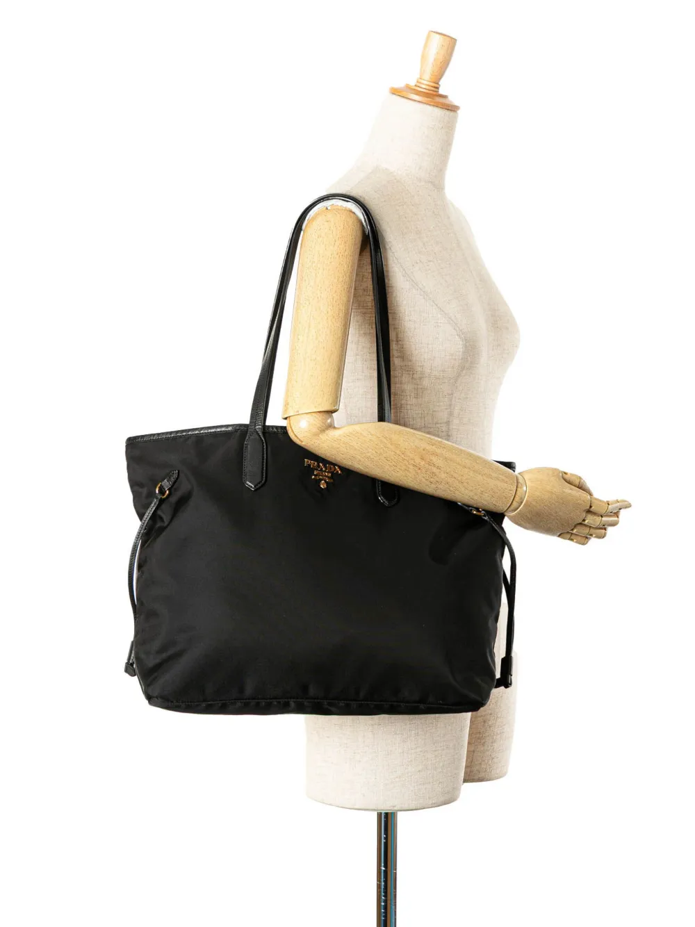 Prada Pre-Owned 2000-2024 Saffiano Trimmed Tessuto tote bag | Bags | Image 2