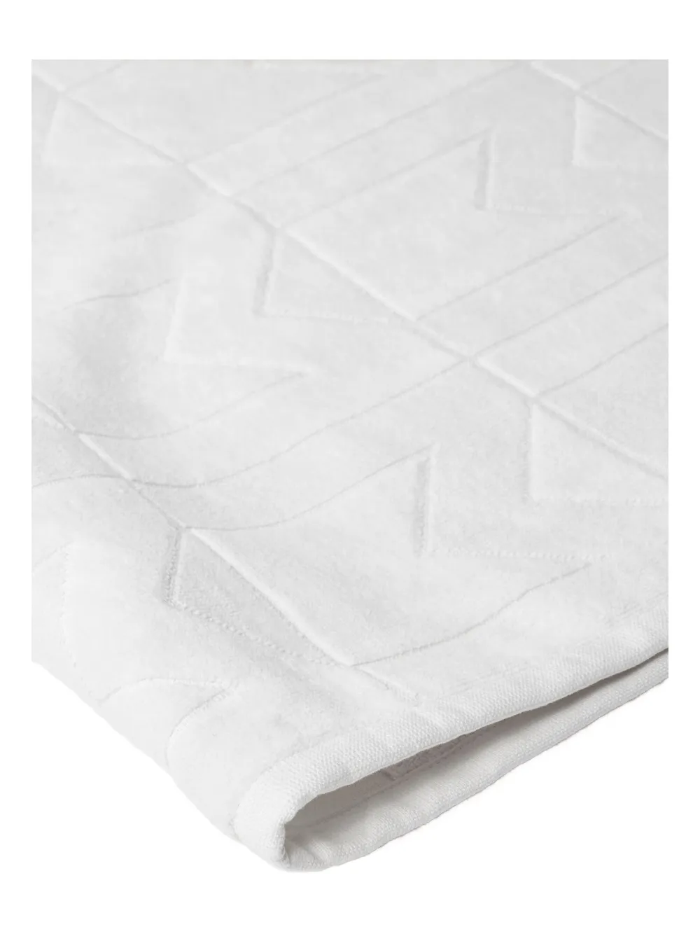 Moncler Monogram Rectangle Towel In White