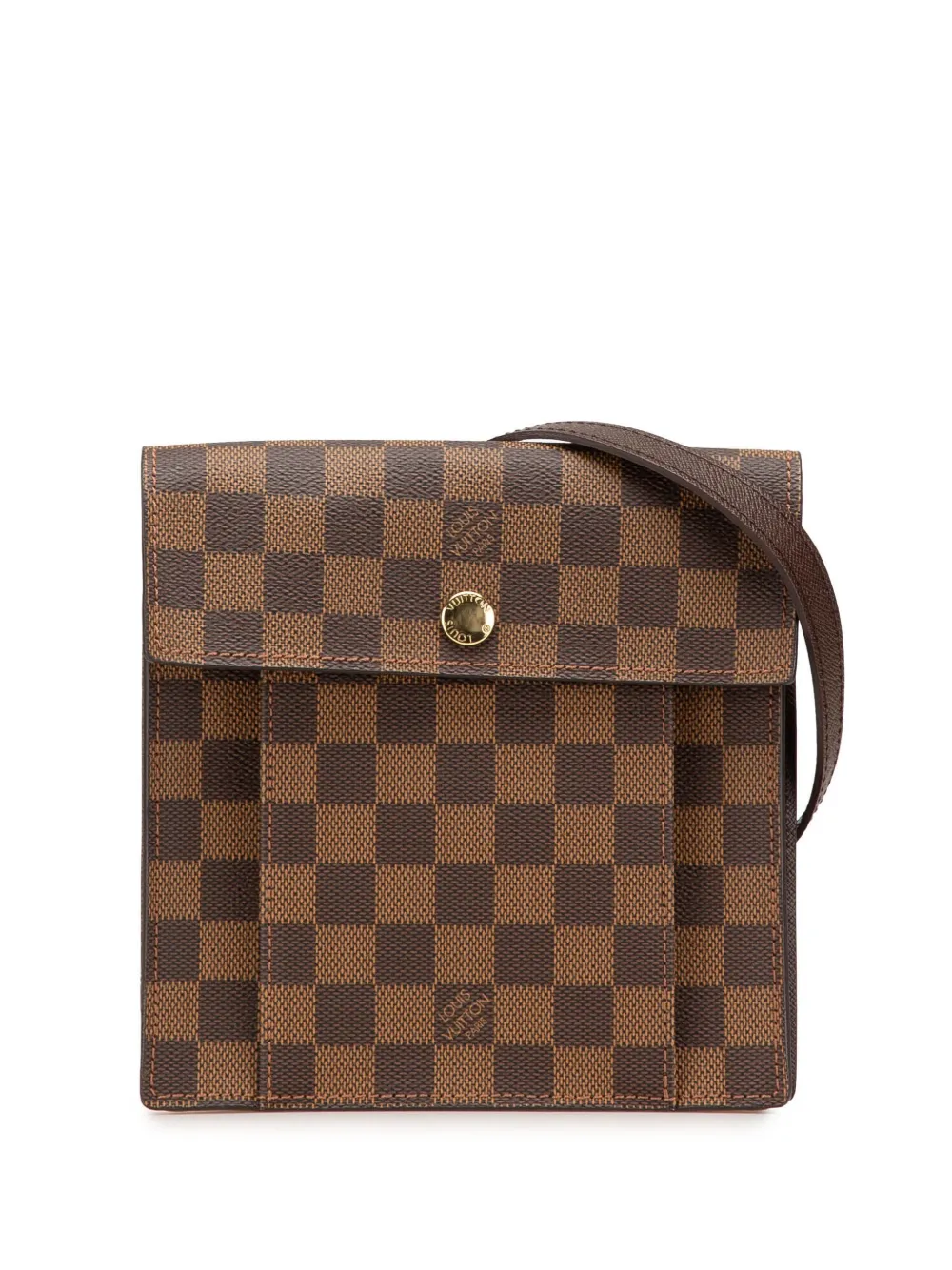Pre-owned Louis Vuitton 2002 Damier Ebene Pimlico Crossbody Bag