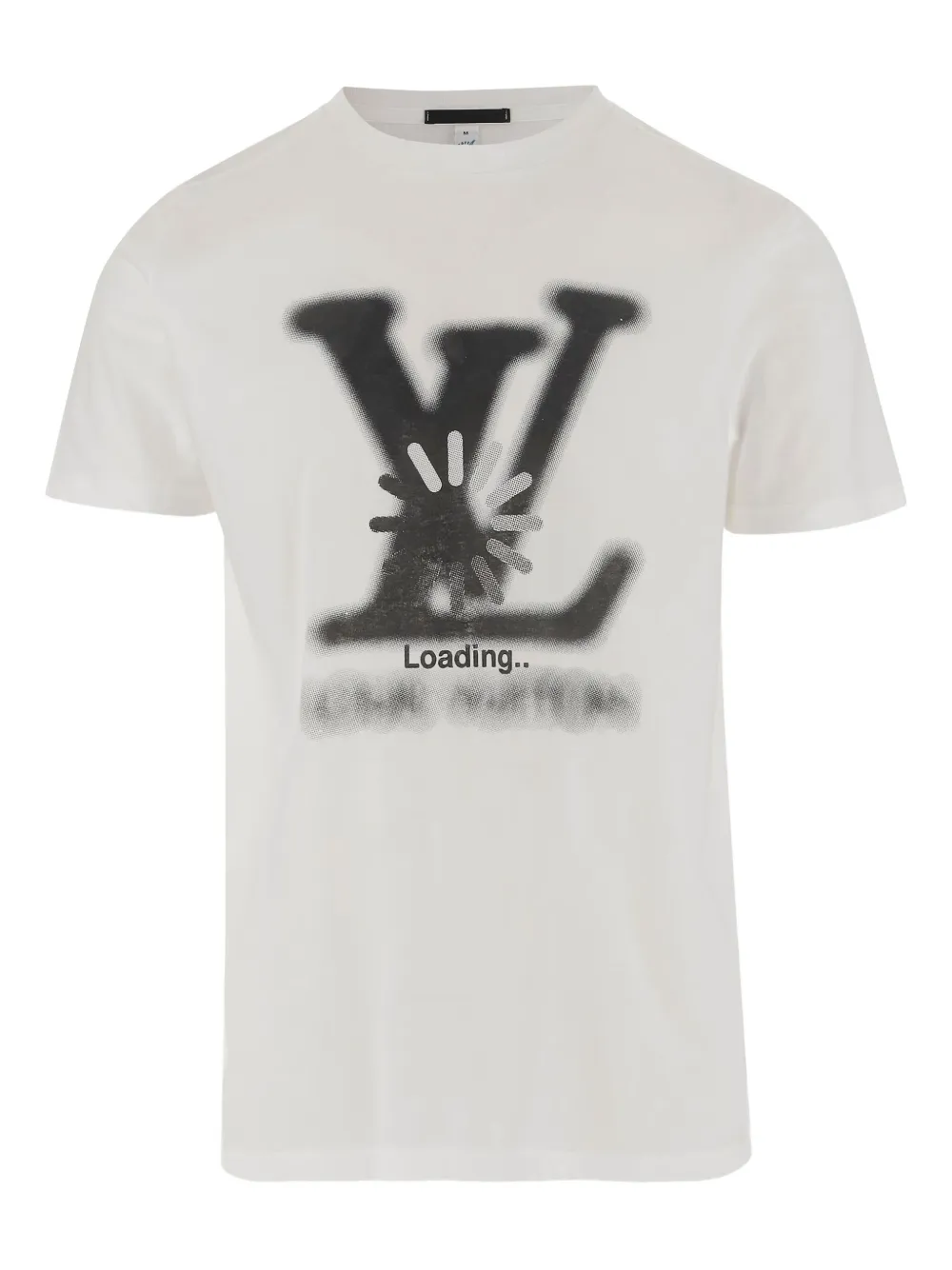 Black Score Katoenen T-shirt Wit