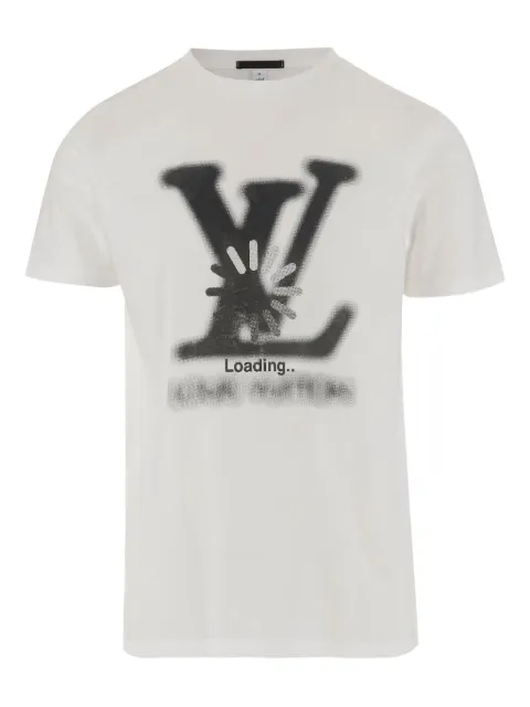 Black Score cotton T-shirt