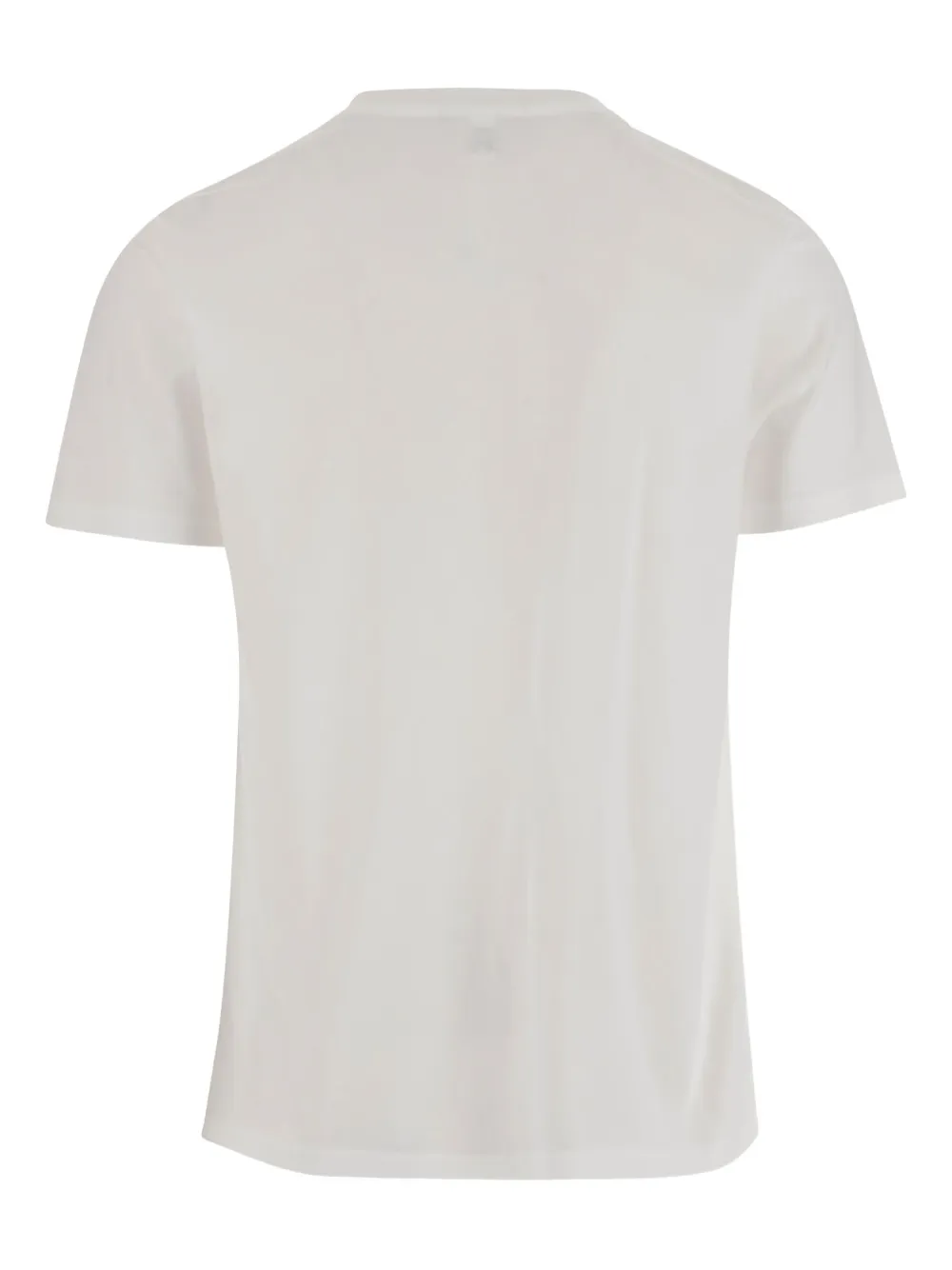 Black Score cotton T-shirt - Wit