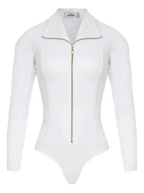 Amir Slama high-neck zip bodysuit