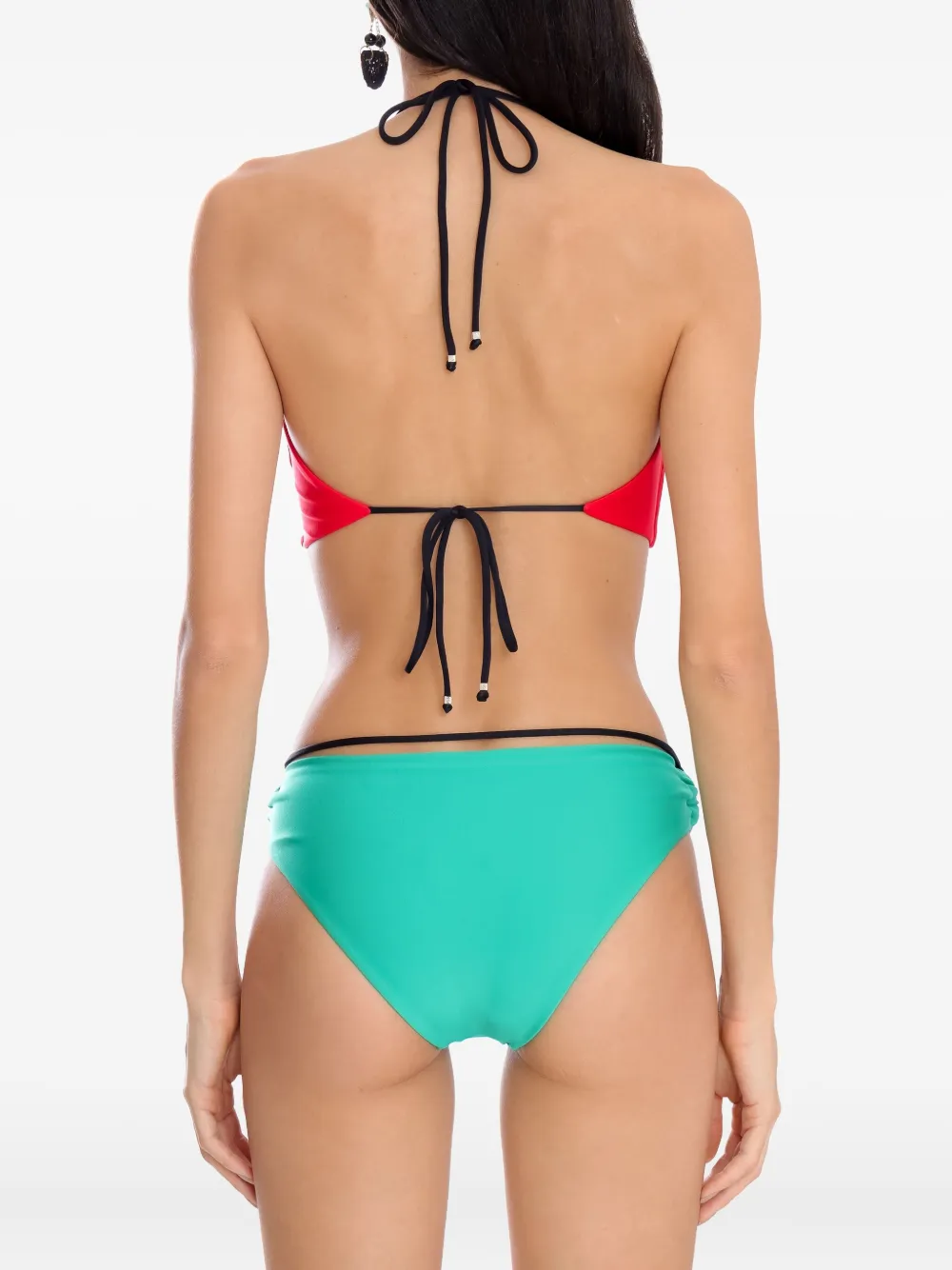 Amir Slama Ring-detail Bikini Set In Multi