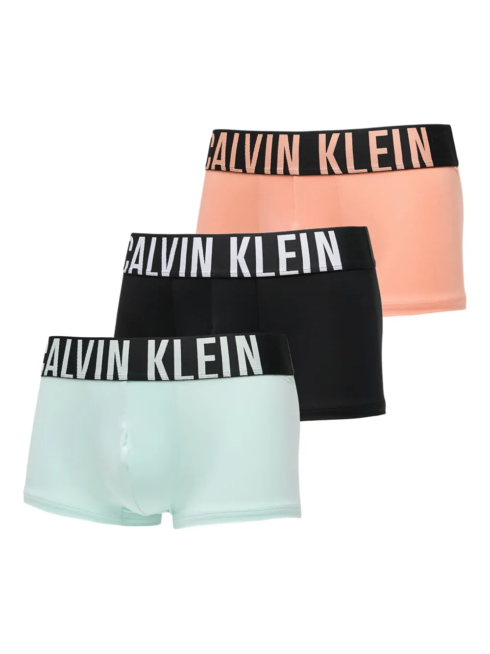 Calvin Klein Underwear logo-print boxers (pack of three) | Green | Image 1