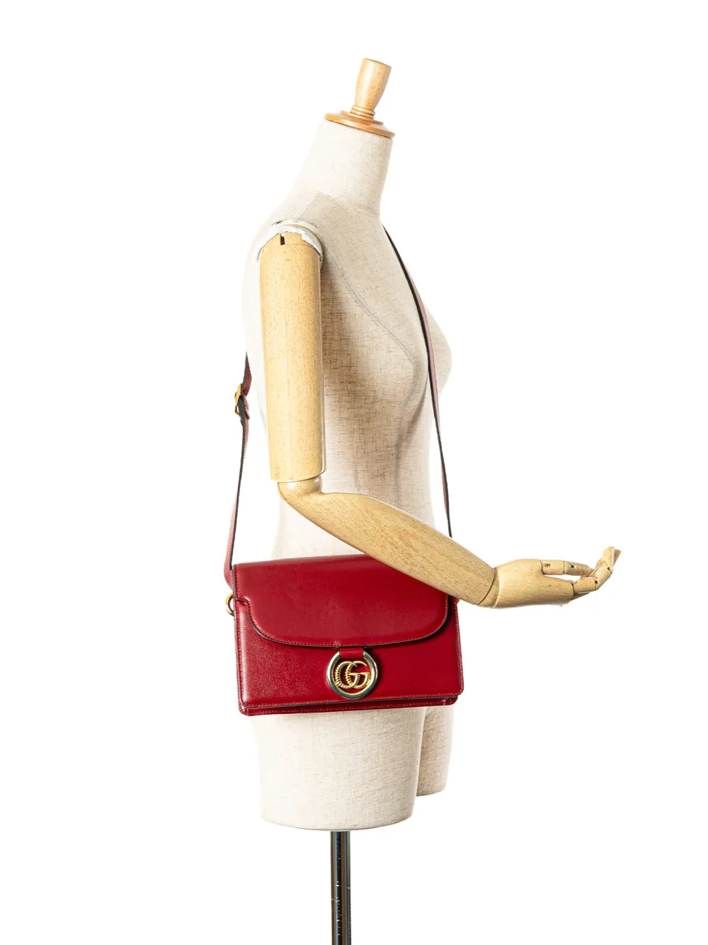 Gucci Pre-Owned 2000-2015 Small Textured Calfskin GG Ring Torchon crossbody bag | Pre-Owned | Image 2
