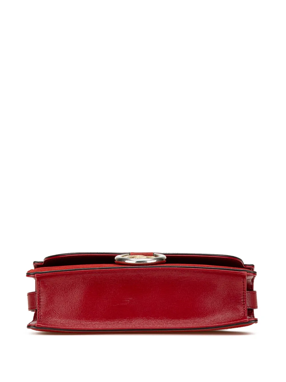 Pre-owned Gucci 2000-2015 Small Suede Gg Ring Torchon Crossbody Bag