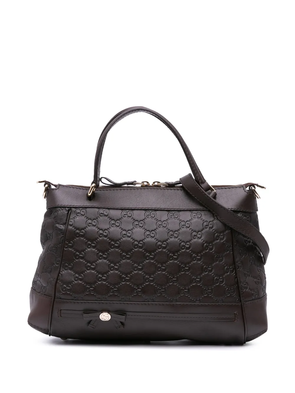 Pre-owned Gucci 2016-2024 Ssima Mayfair Satchel