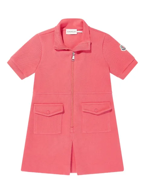 Moncler Enfant cotton-blend dress
