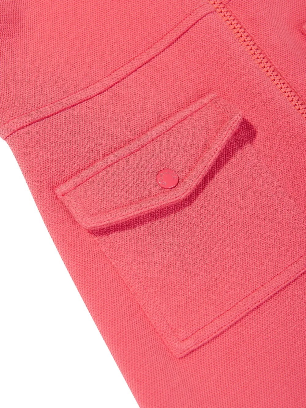 Moncler Enfant Jurk van katoenblend Rood