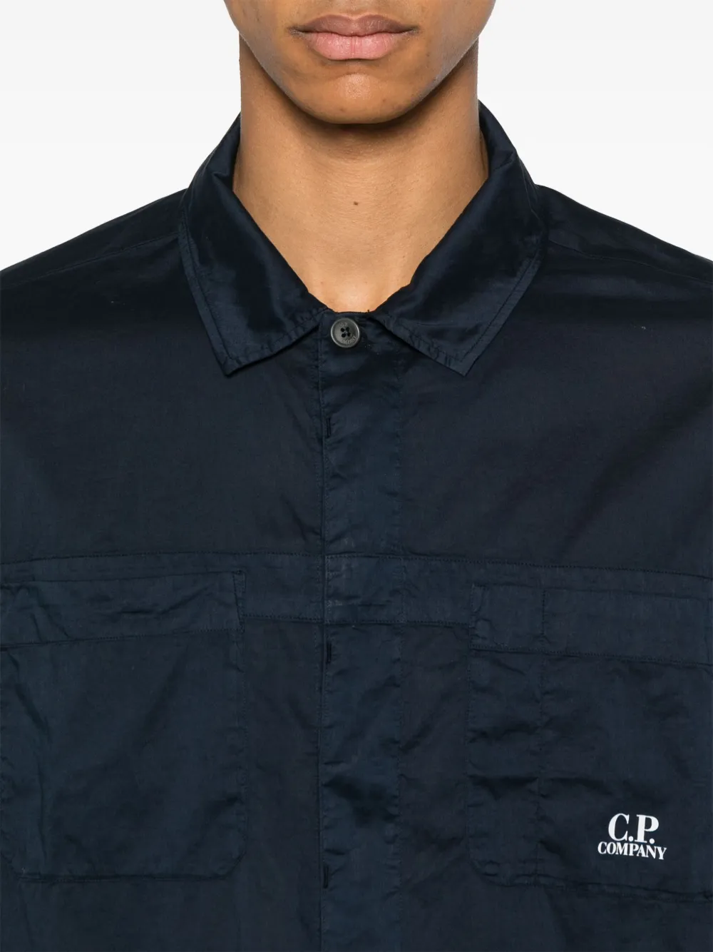 C.P. Company Katoenen overhemd Blauw