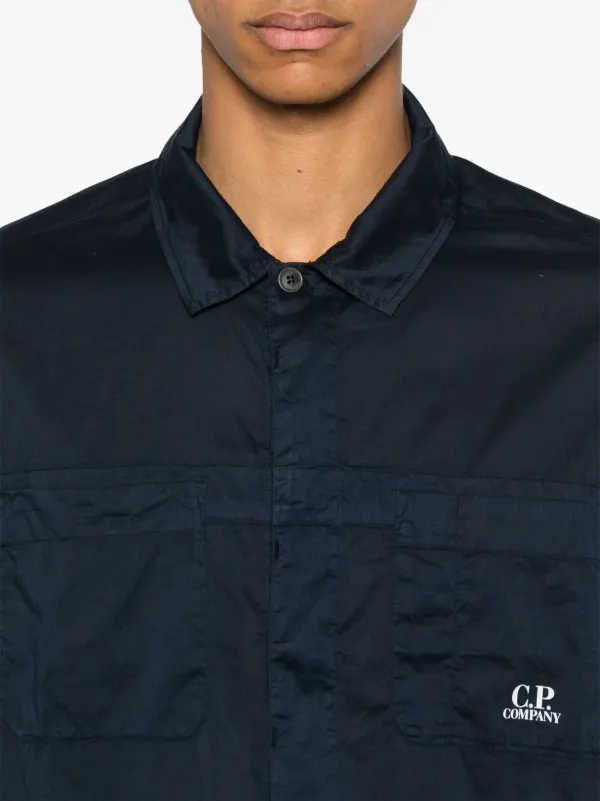 C.P. COMPANY シャツ 100% コットン C.P. Company コットン シャツ | ブルー | FARFETCH JP