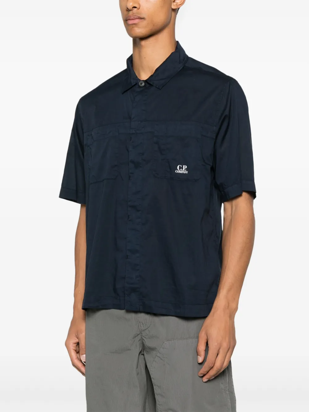 C.P. Company Katoenen overhemd Blauw