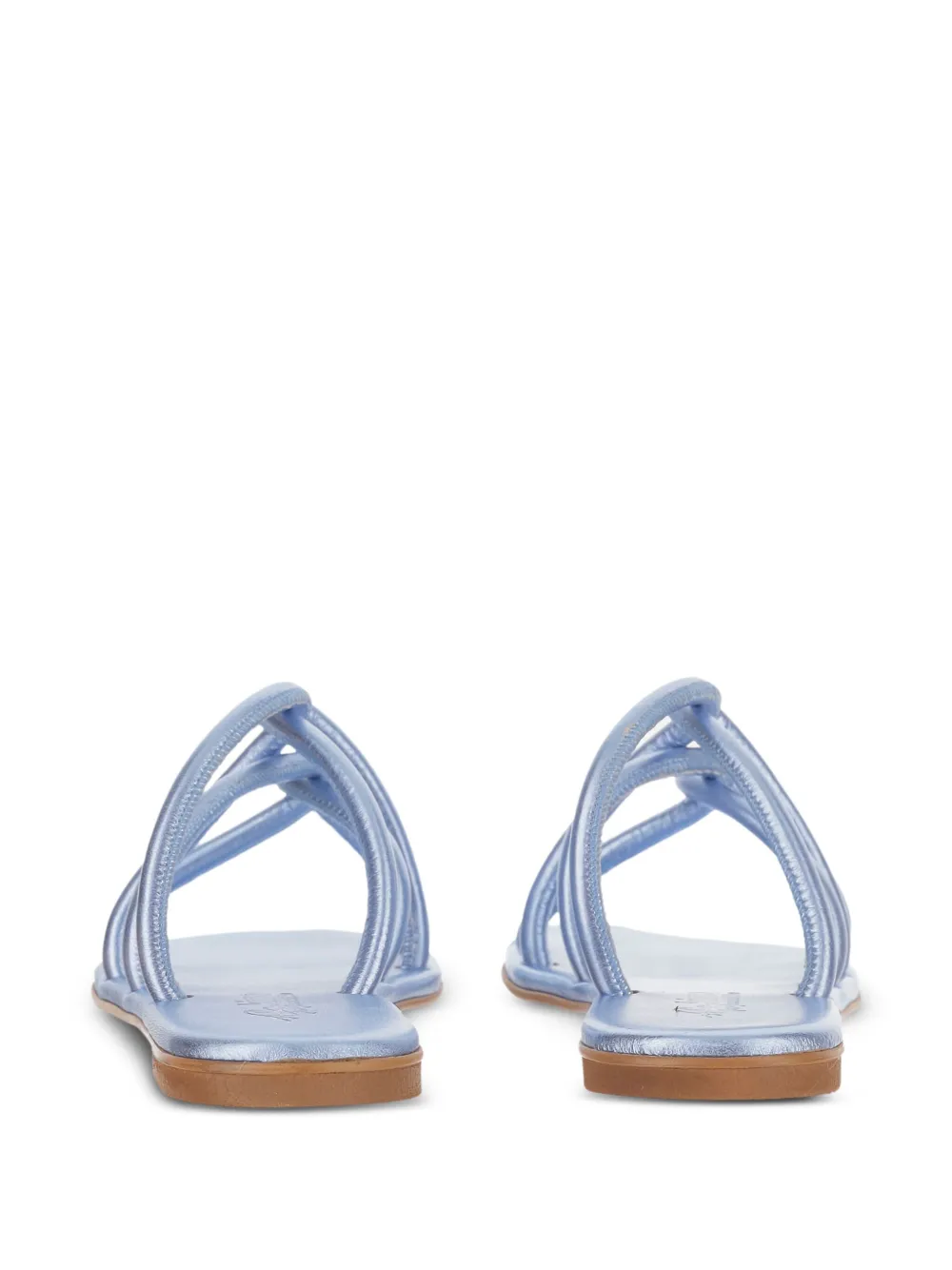 Kimaï leather flat sandals Blue