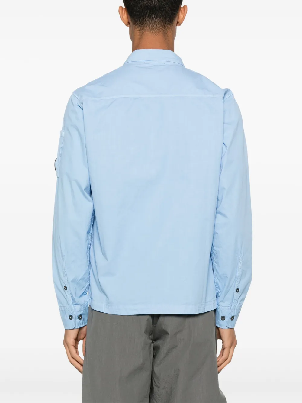 C.P. Company Verfraaid shirtjack Blauw
