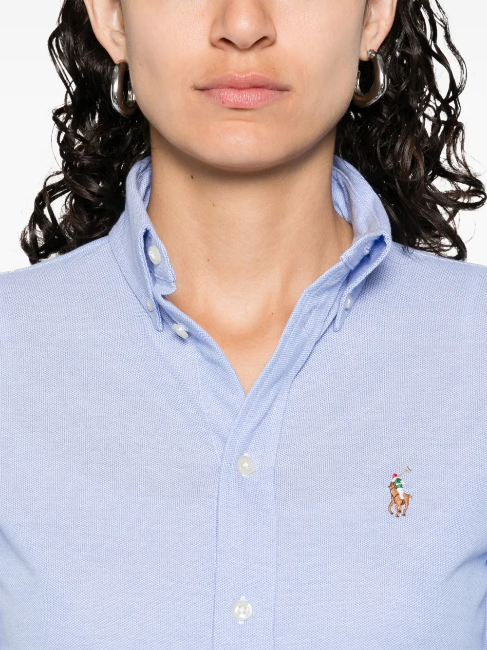 Polo Ralph Lauren Shirt met geborduurd logo Blauw