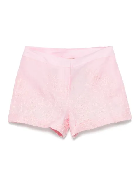 Ermanno Scervino short à fleurs brodées