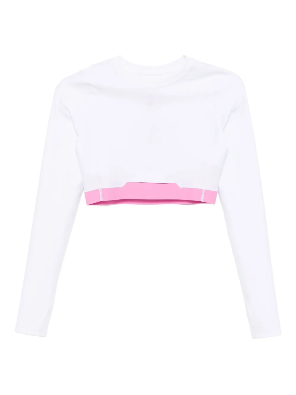 On Running T-shirt met logoprint Wit