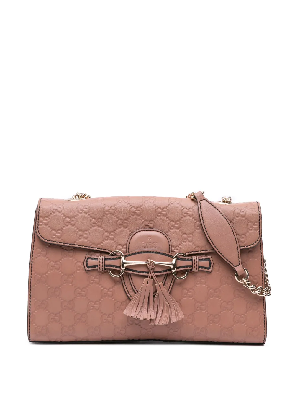 Pre-owned Gucci 2016-2024 Medium Ssima Emily Shoulder Bag