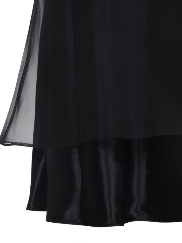 KHAITE Monina Skirt | Black | FARFETCH
