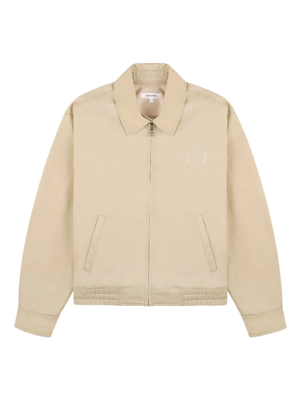 Shop Sporty And Rich H&w Crest Jacket