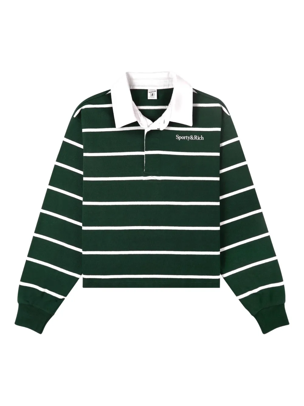 Sporty & Rich Katoenen polotop Groen