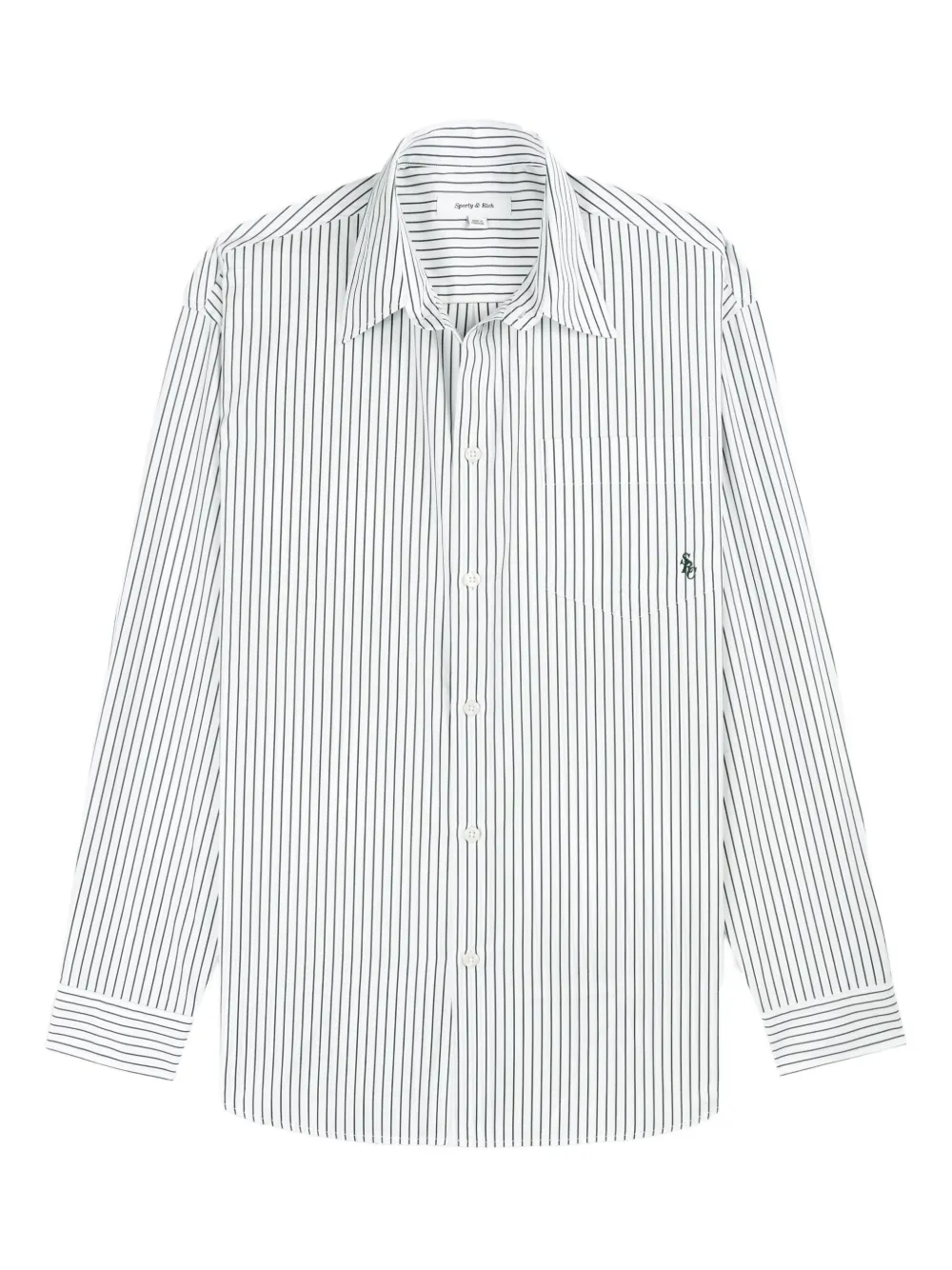 Sporty & Rich katoenen shirt Groen