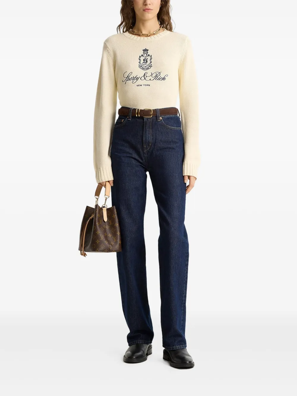 Sporty & Rich Vendome sweater | Knitted Sweaters | Image 2