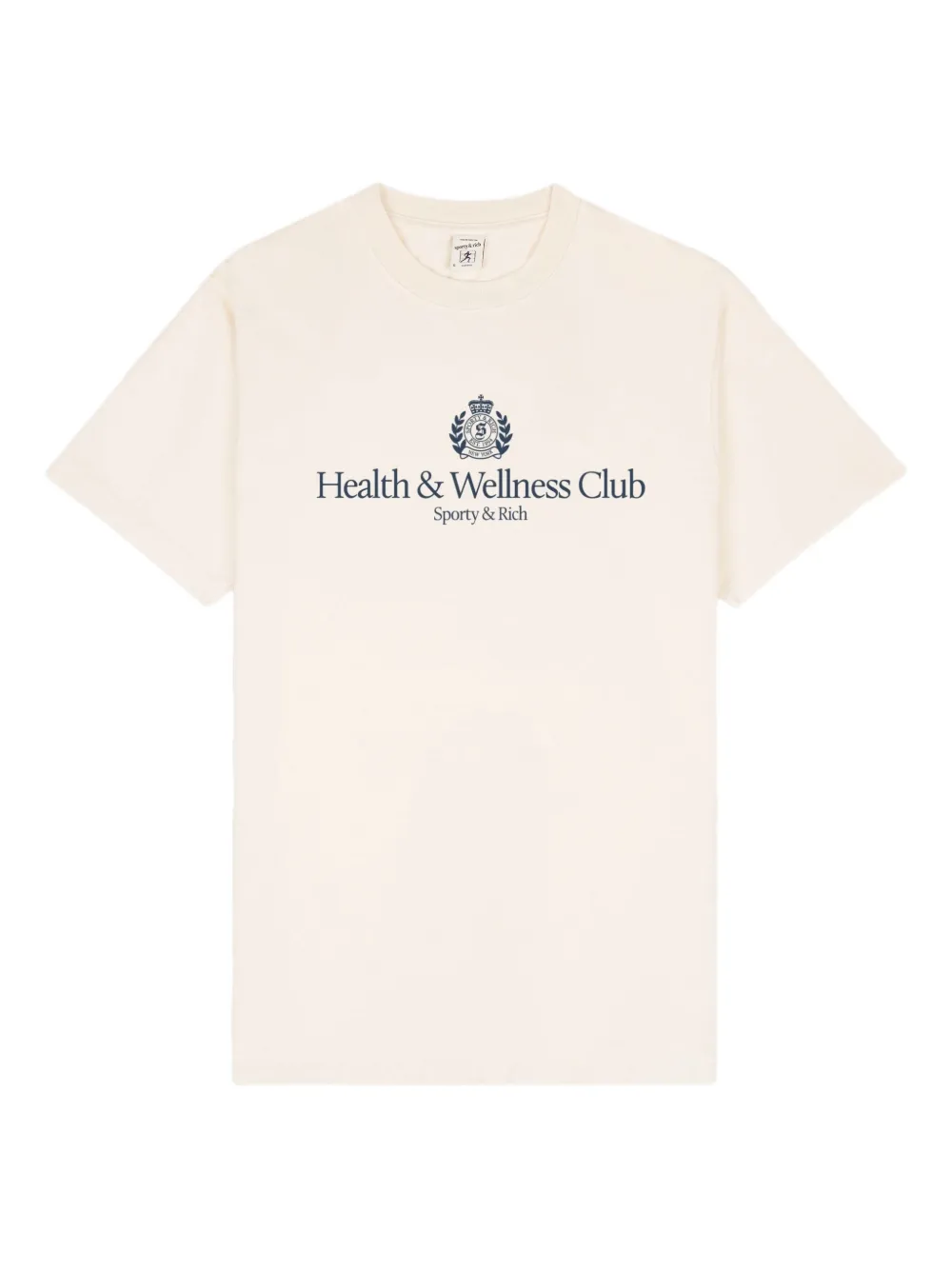 Sporty & Rich cotton T-shirt Beige
