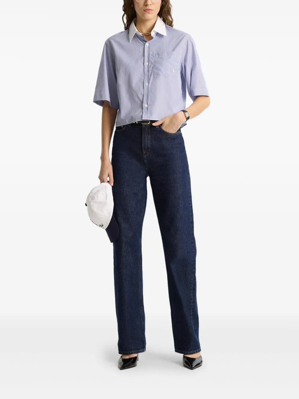Sporty & Rich SRC shirt Blauw