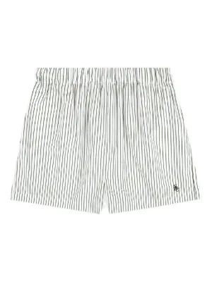 Sporty & Rich ストライプ ショートパンツ | ホワイト | FARFETCH JP