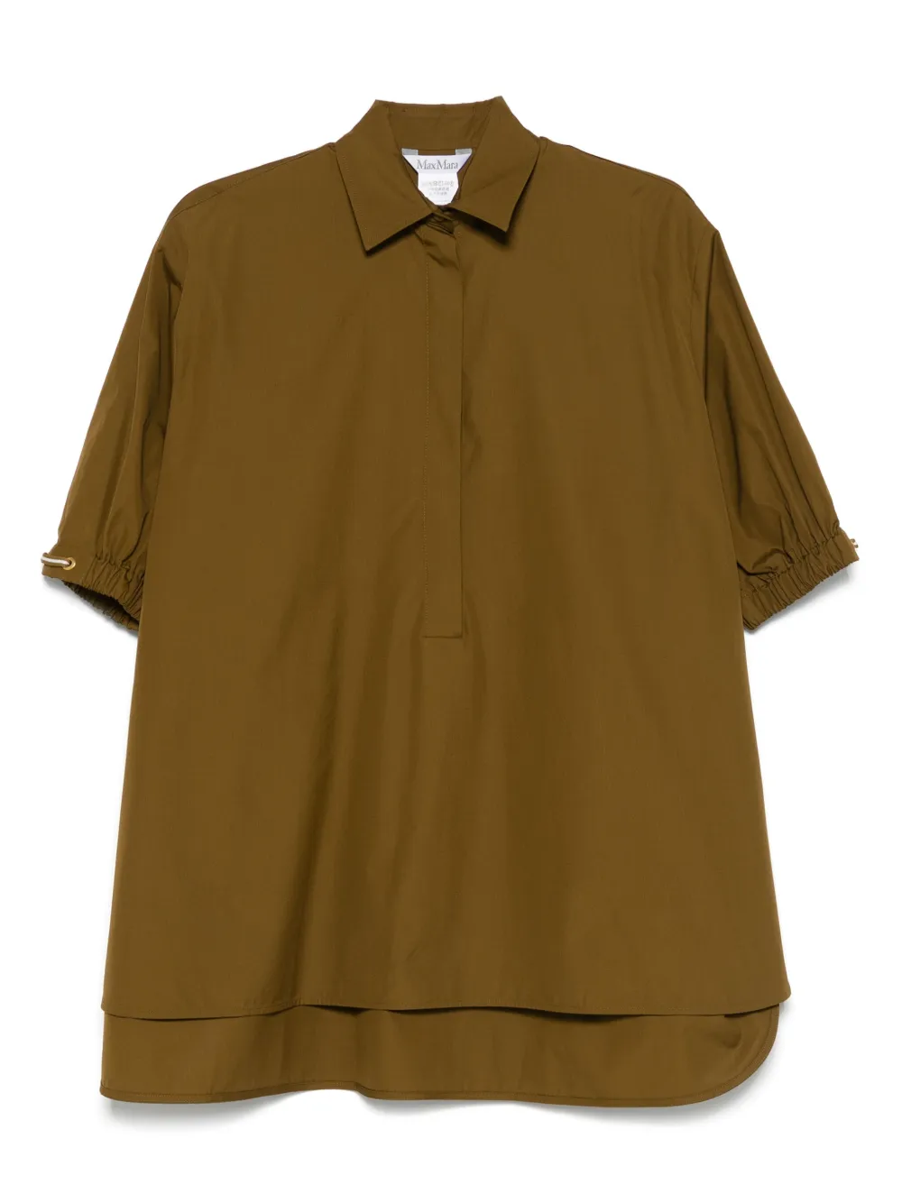 Max Mara Katoenen blouse Groen
