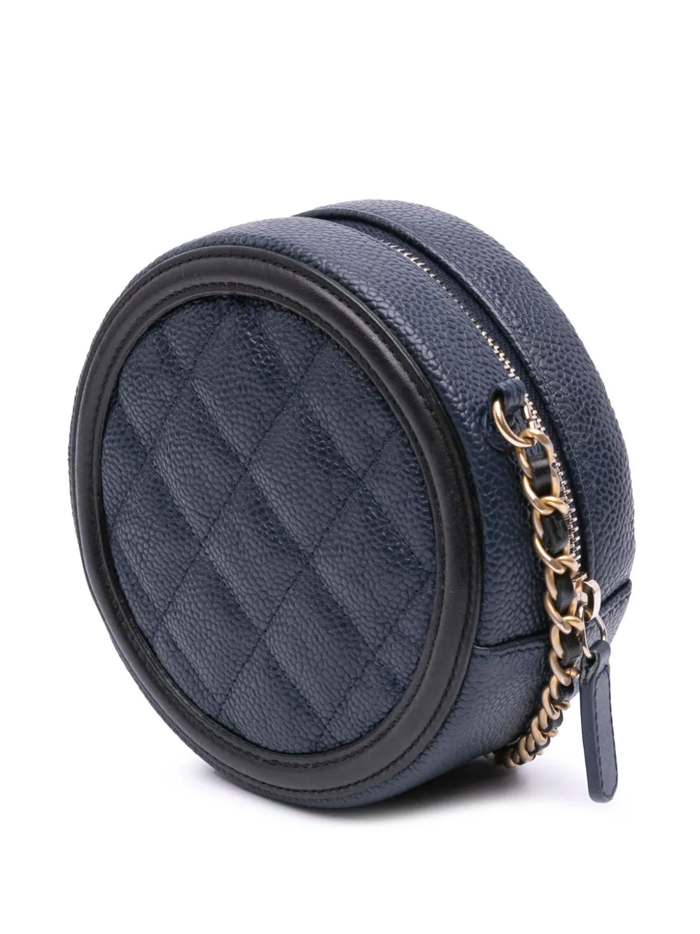 CHANEL Pre-Owned 2019 Caviar CC Filigree Round crossbody bag | Satchels & Cross Body Bags | Image 3