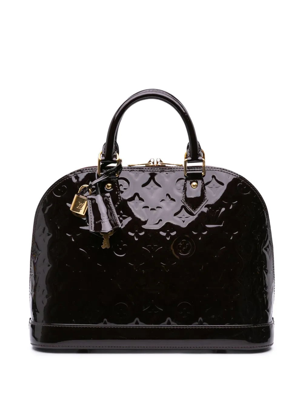 Louis Vuitton Pre-Owned 2017 モノグラム ヴェルニ アルマ PM ハンドバッグ - パープル Louis Vuitton Pre-Owned 2017 モノグラム ヴェルニ アルマ PM ハンドバッグ - パープル
