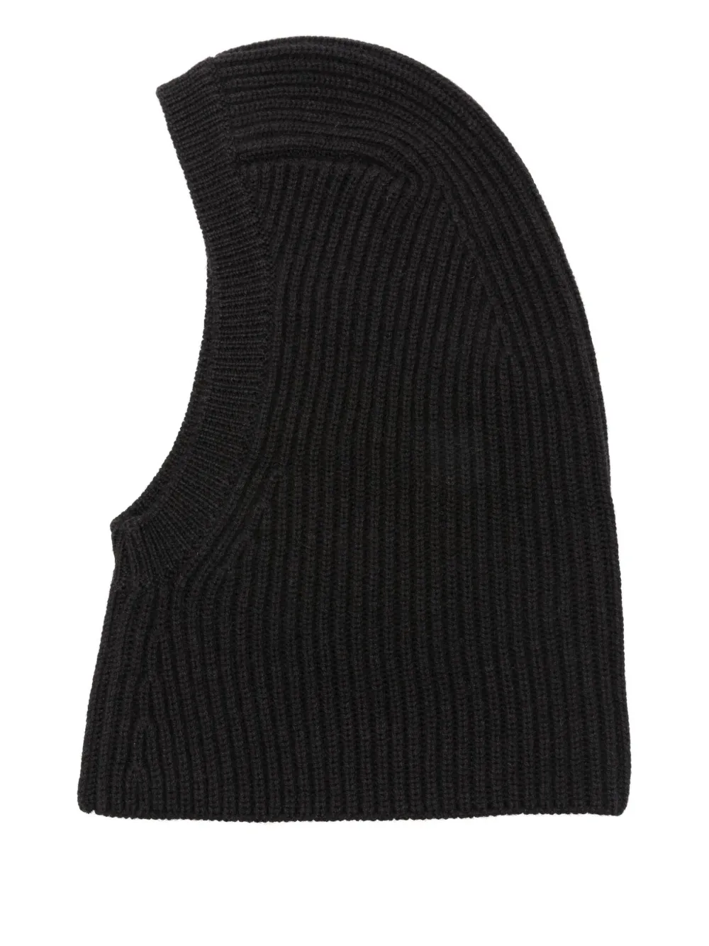 P.a.r.o.s.h Ribbed Wool Balaclava In Black