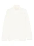 P.A.R.O.S.H. high-neck ribbed sweater - White