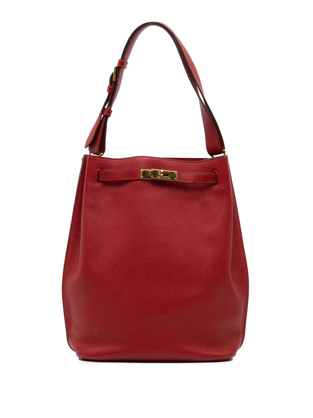 Hermès Pre-Owned 2009 クレマンス ソーケリー 26 ショルダーバッグ - レッド Hermès Pre-Owned 2009 クレマンス ソーケリー 26 ショルダーバッグ - レッド
