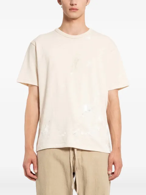 TAIGA TAKAHASHI paint-splatter cotton T-shirt