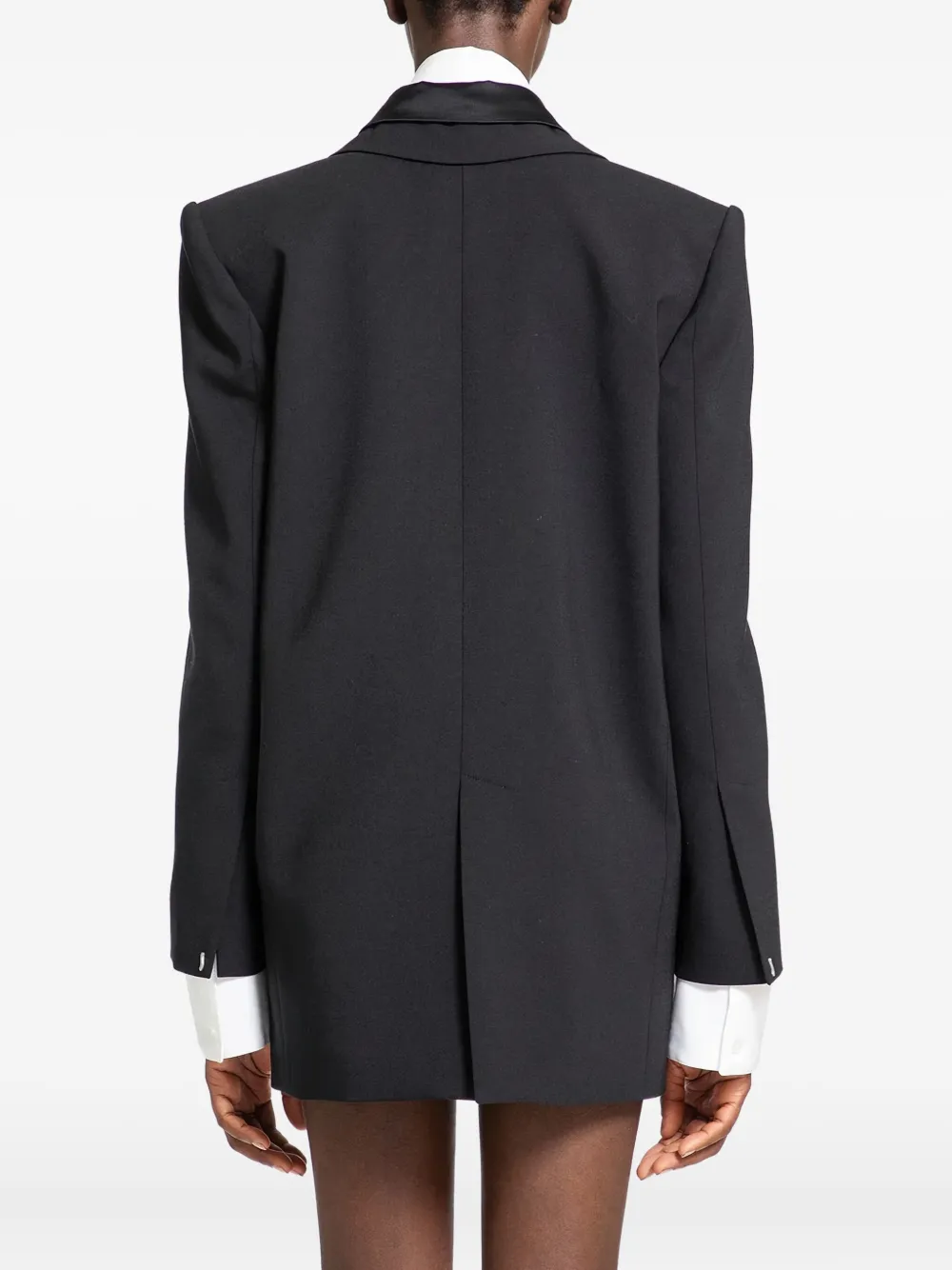 Ssheena Blazer met satijnen revers Zwart