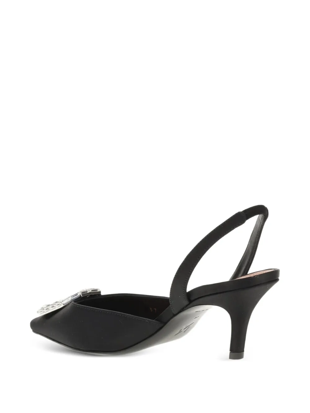 Amina Muaddi 60 mm Camelia pumps Zwart