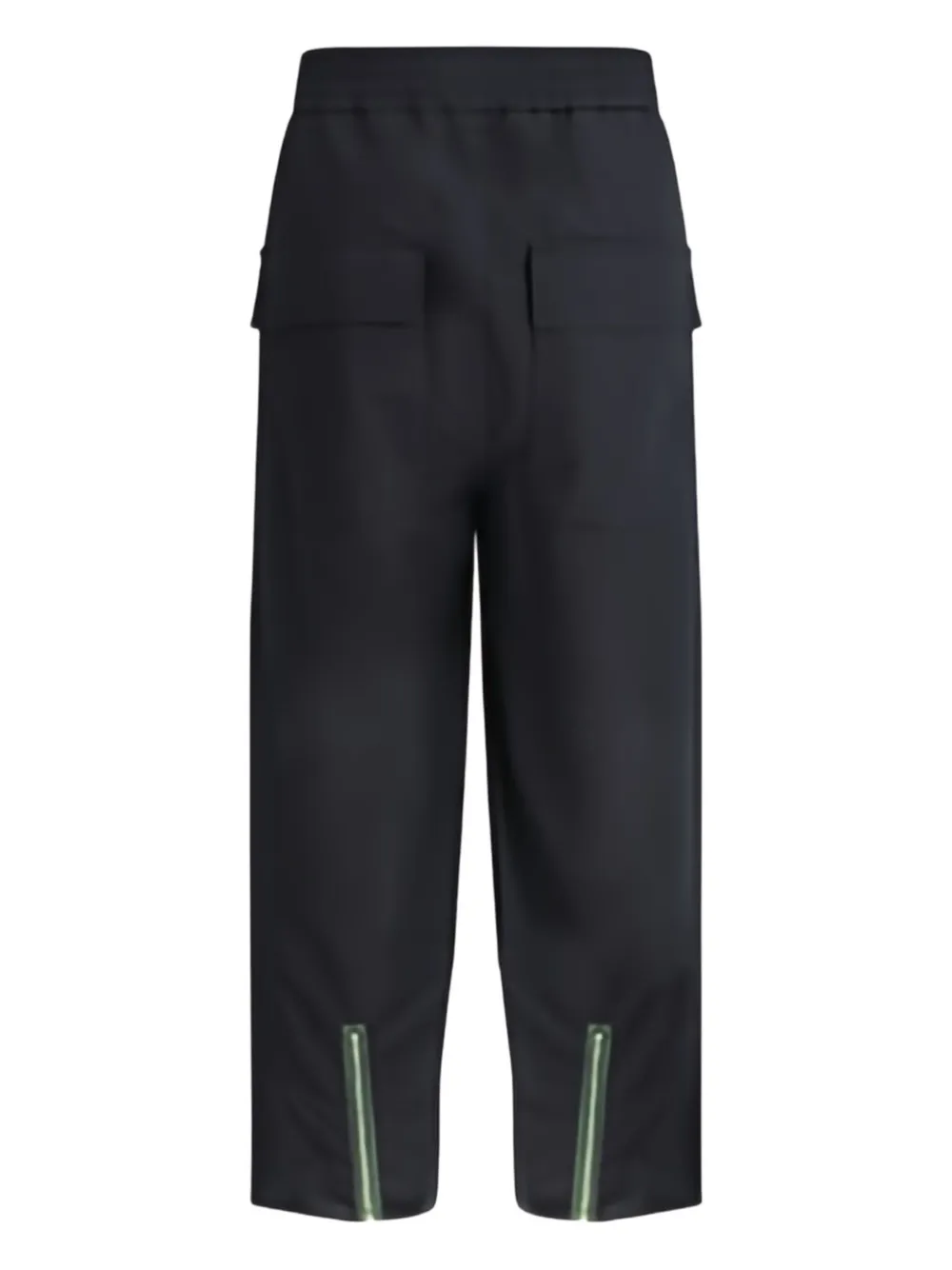 Namacheko zip-detail parachute pants - Zwart